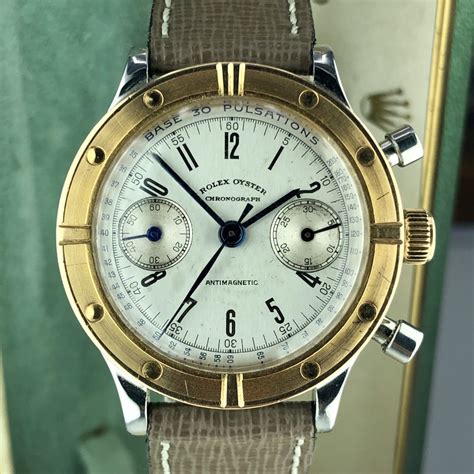 rolex 3668|1940’s Vintage Rolex 3668 Oyster Chronograph Antimagnétique .